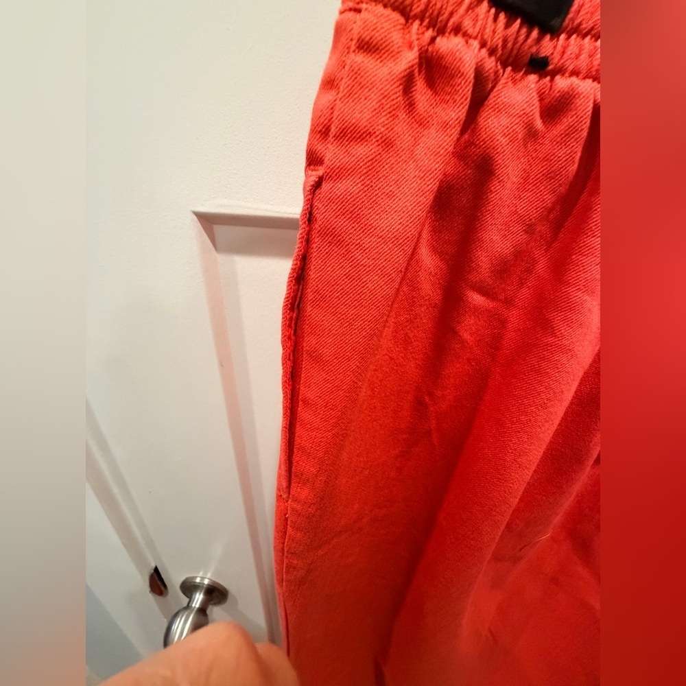 Alfred Dunner Red Pull On Pants Size 18 Elastic Waist Straight Leg Stretch - Picture 4 of 9